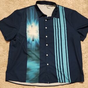 AWESOME MENS 3XL CROSS SHIRT